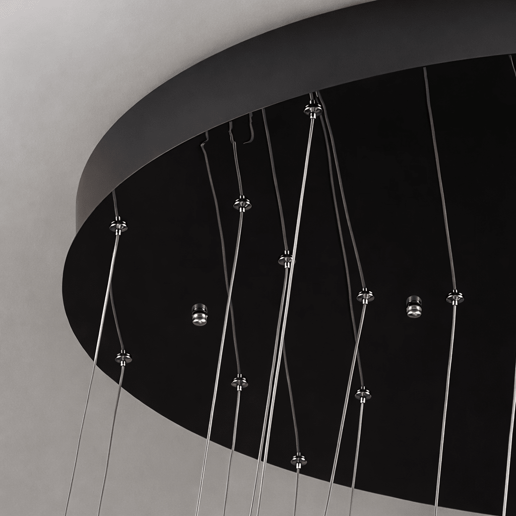 Langley The 6 - Ring Crystal Chandelier - fovolighting