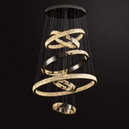 Langley The 6 - Ring Crystal Chandelier - fovolighting