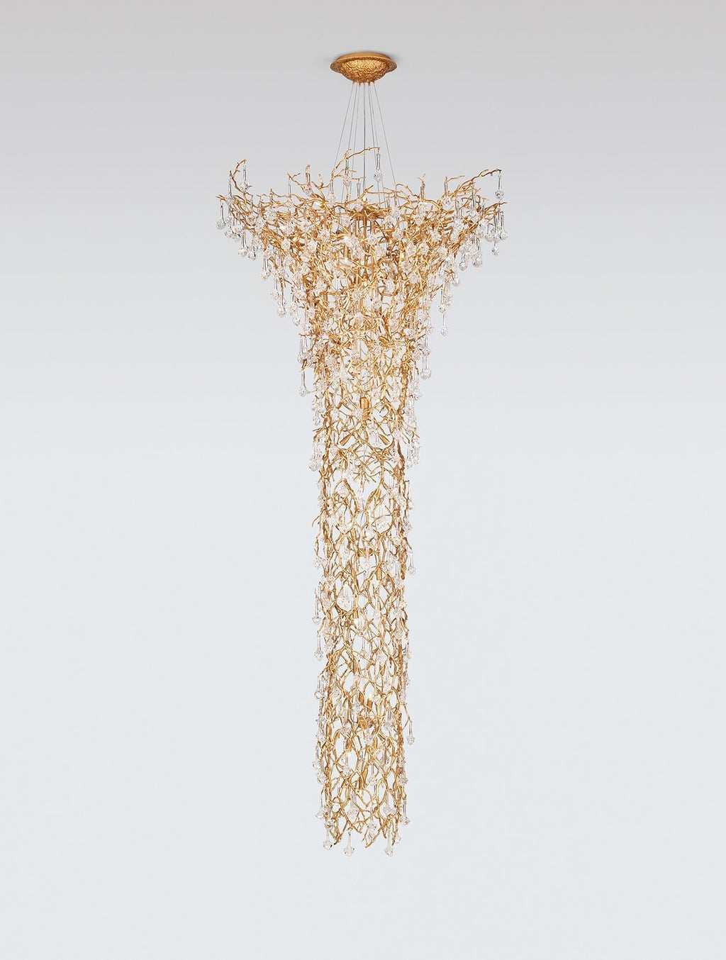 Large Branch Chandelier For High Ceiling - fovolighting