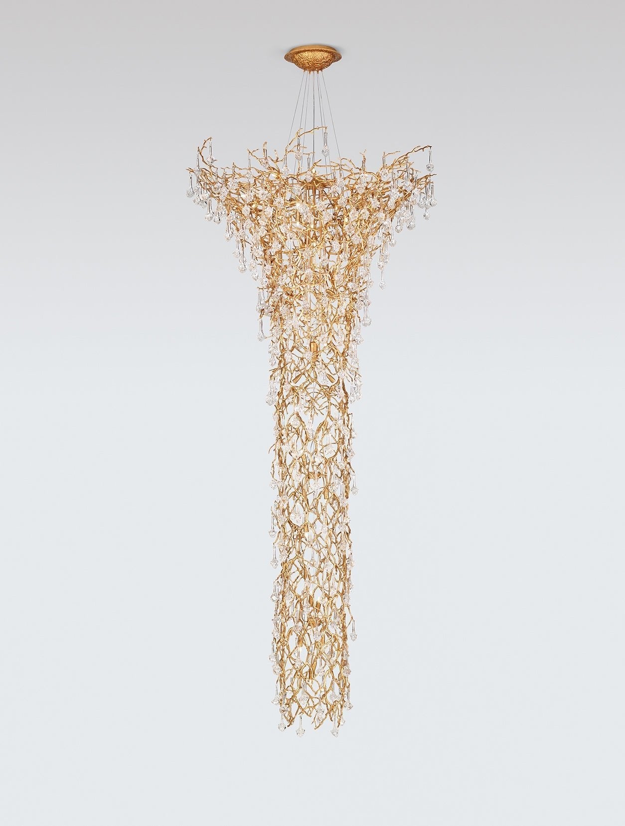 Large Branch Chandelier For High Ceiling - fovolighting