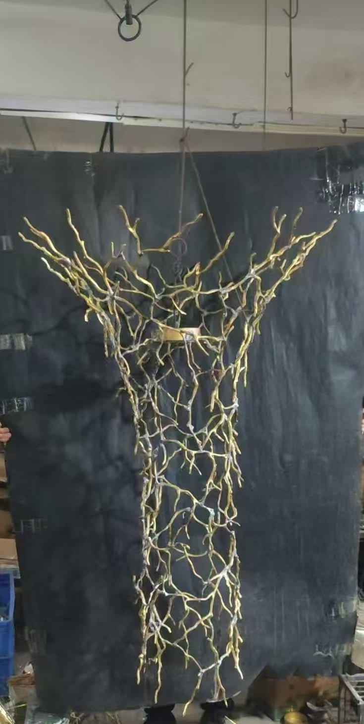 Large Branch Chandelier For High Ceiling - fovolighting