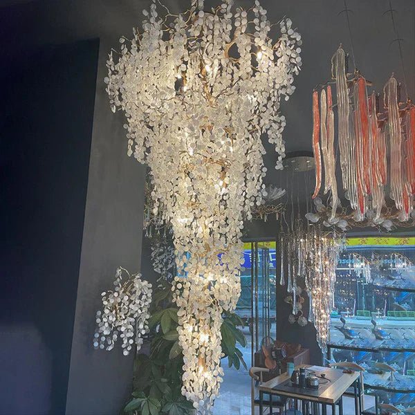 Large Branch Crystal Chandelier - fovolighting