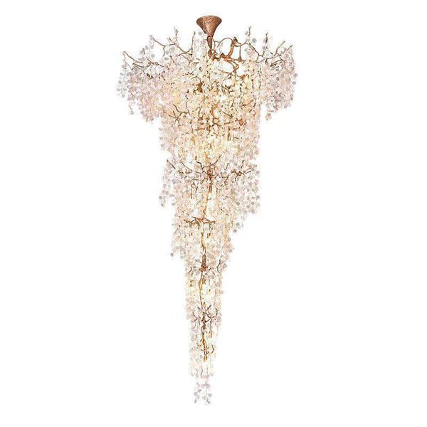 Large Branch Crystal Chandelier - fovolighting