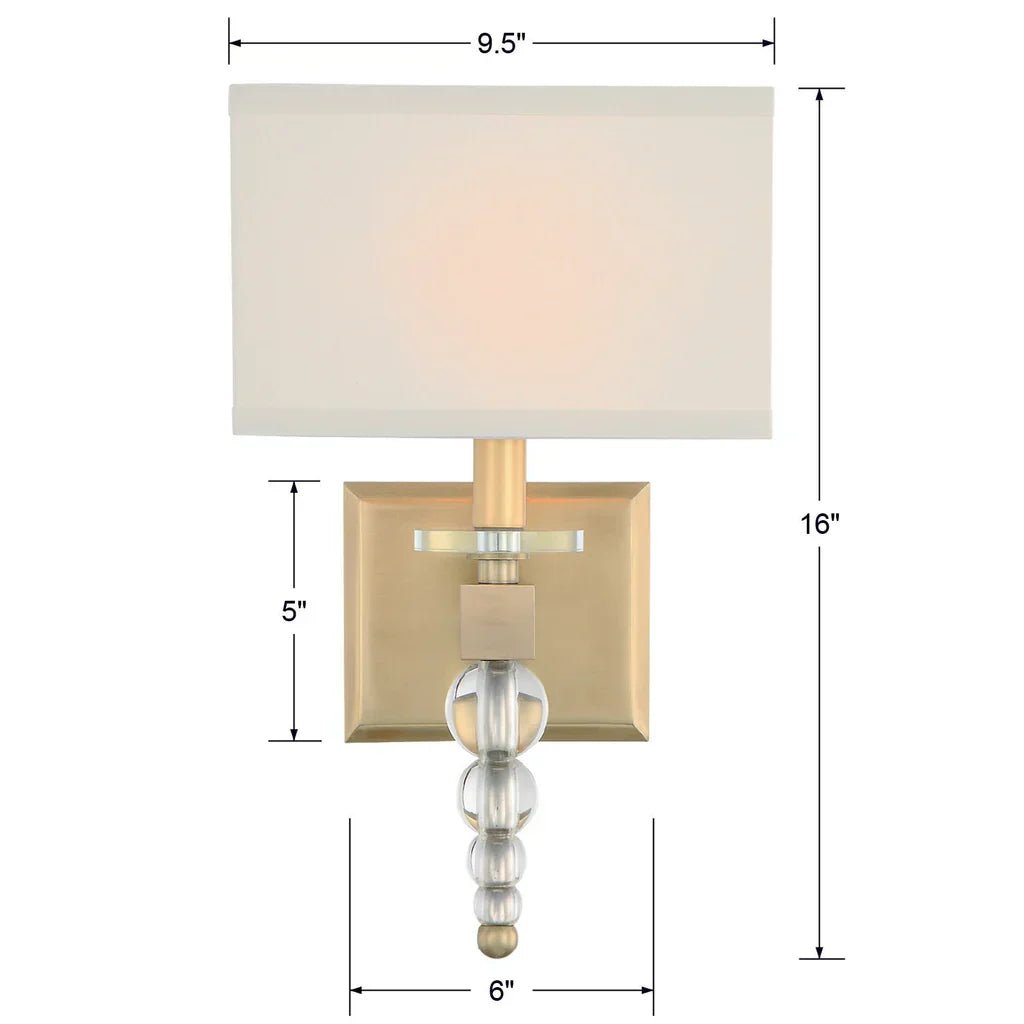 Latin 1 Light Wall Sconce - fovolighting