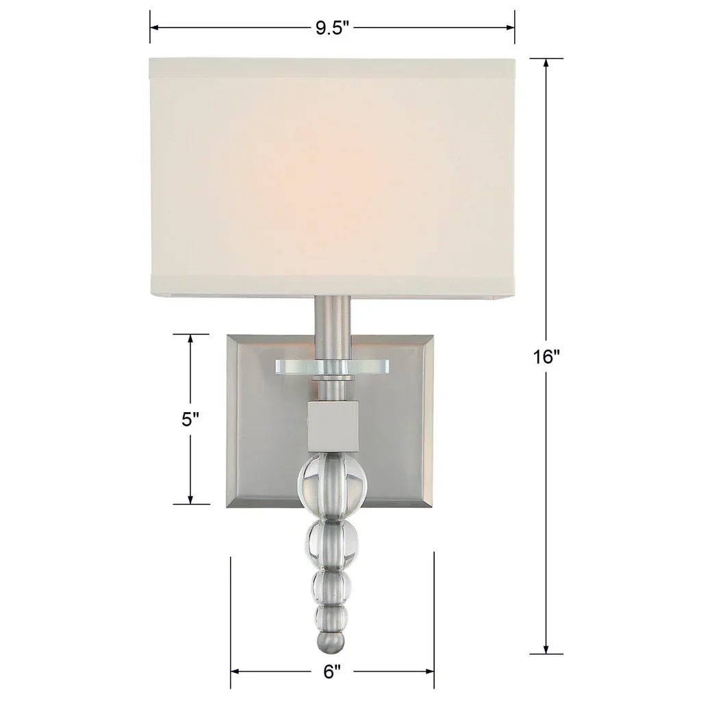 Latin 1 Light Wall Sconce - fovolighting