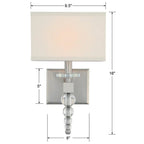 Latin 1 Light Wall Sconce - fovolighting
