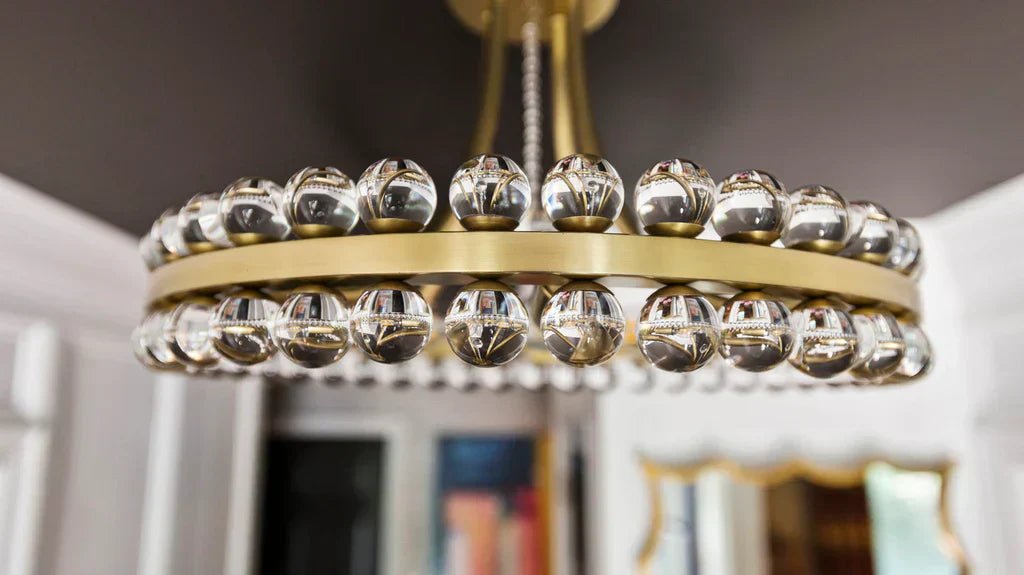 Latin 4 Light Chandelier - Flush Mount - fovolighting