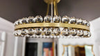 Latin 4 Light Chandelier - Flush Mount - fovolighting