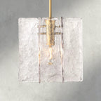 Lattlcy Clear Glass Pendant - fovolighting