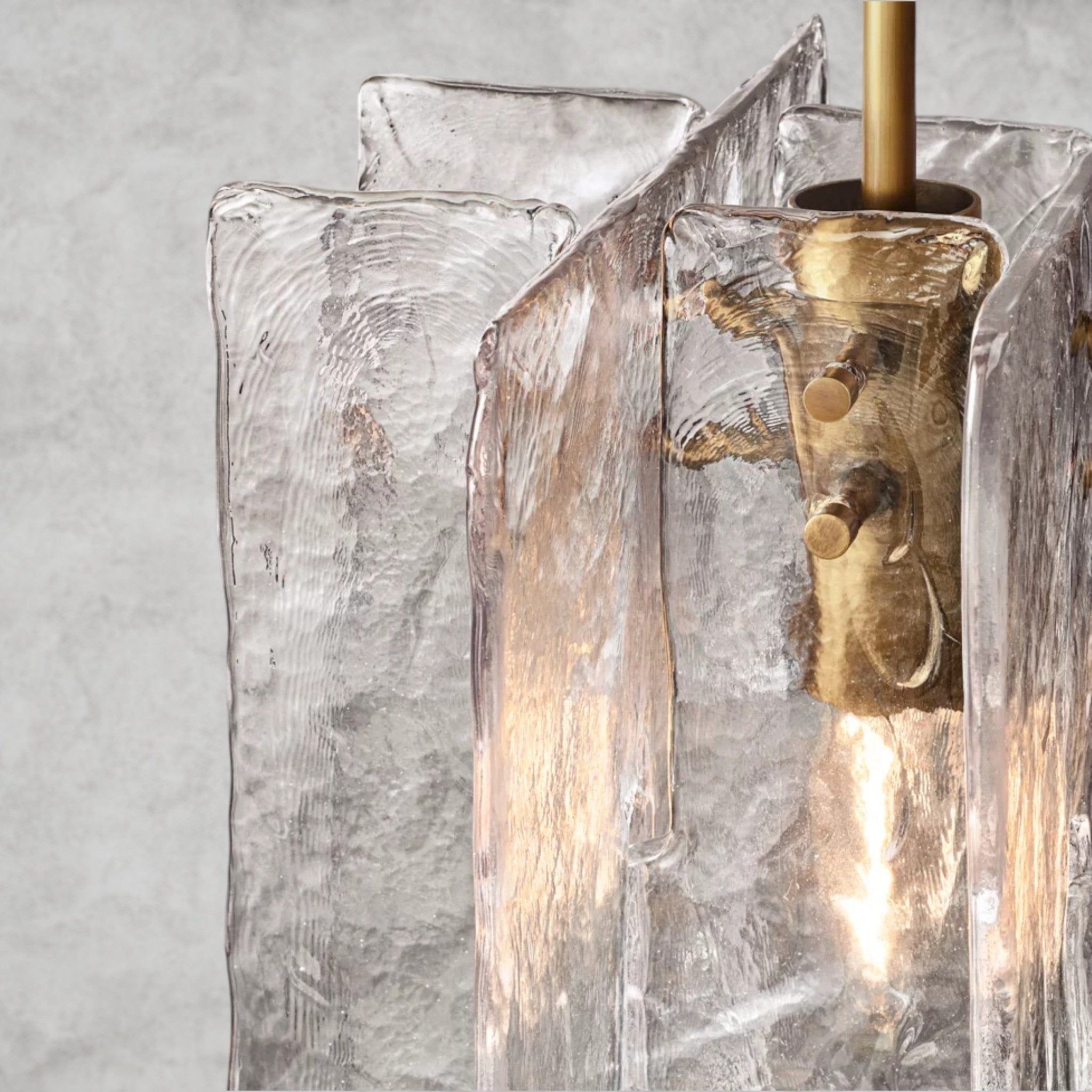 Lattlcy Clear Glass Pendant - fovolighting