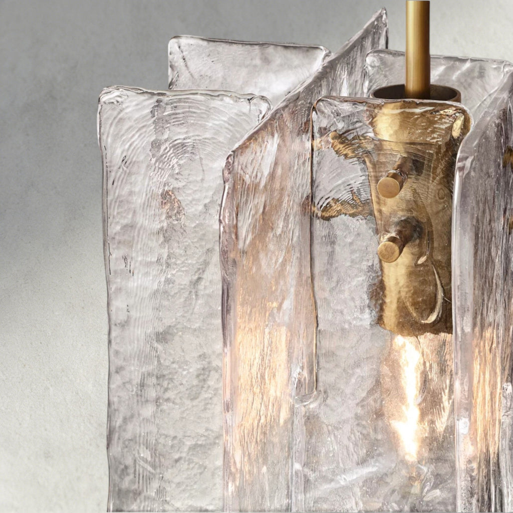 Lattlcy Clear Glass Pendant - fovolighting