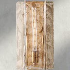 Lattlcy Clear Glass Sconce 15", 30" - fovolighting