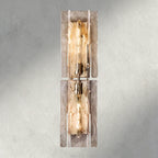 Lattlcy Clear Glass Sconce 15", 30" - fovolighting