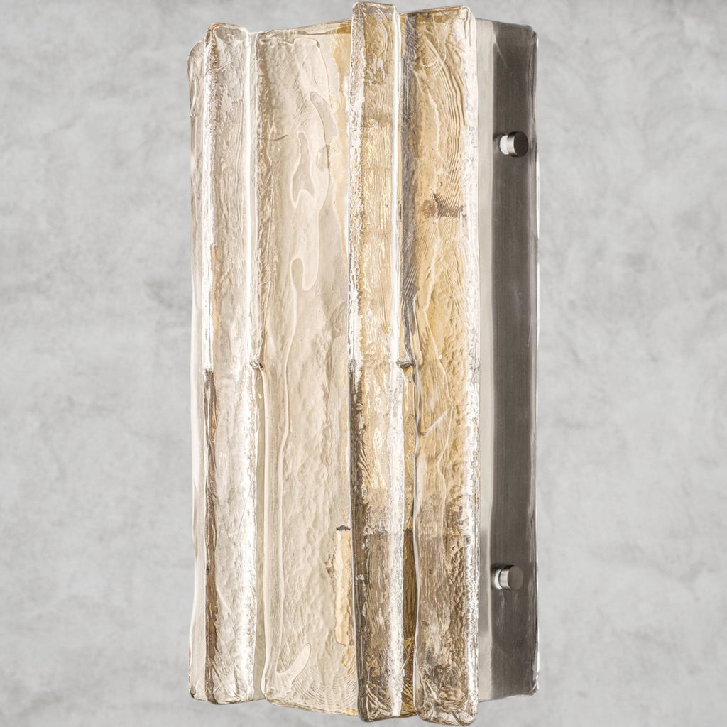 Lattlcy Clear Glass Sconce 15", 30" - fovolighting