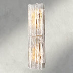 Lattlcy Clear Glass Sconce 15", 30" - fovolighting