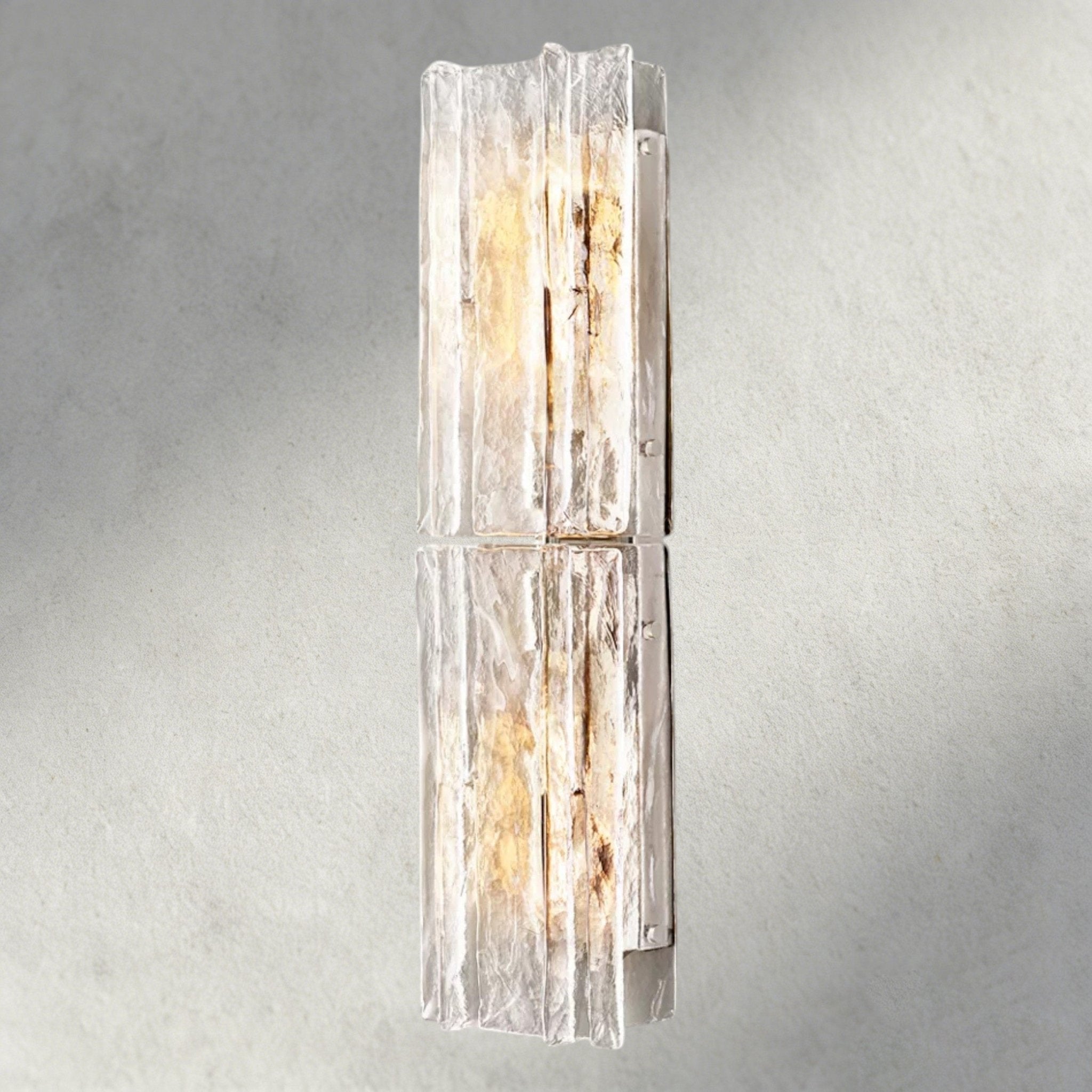 Lattlcy Clear Glass Sconce 15", 30" - fovolighting