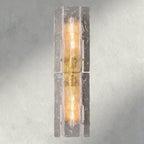 Lattlcy Clear Glass Sconce 15", 30" - fovolighting