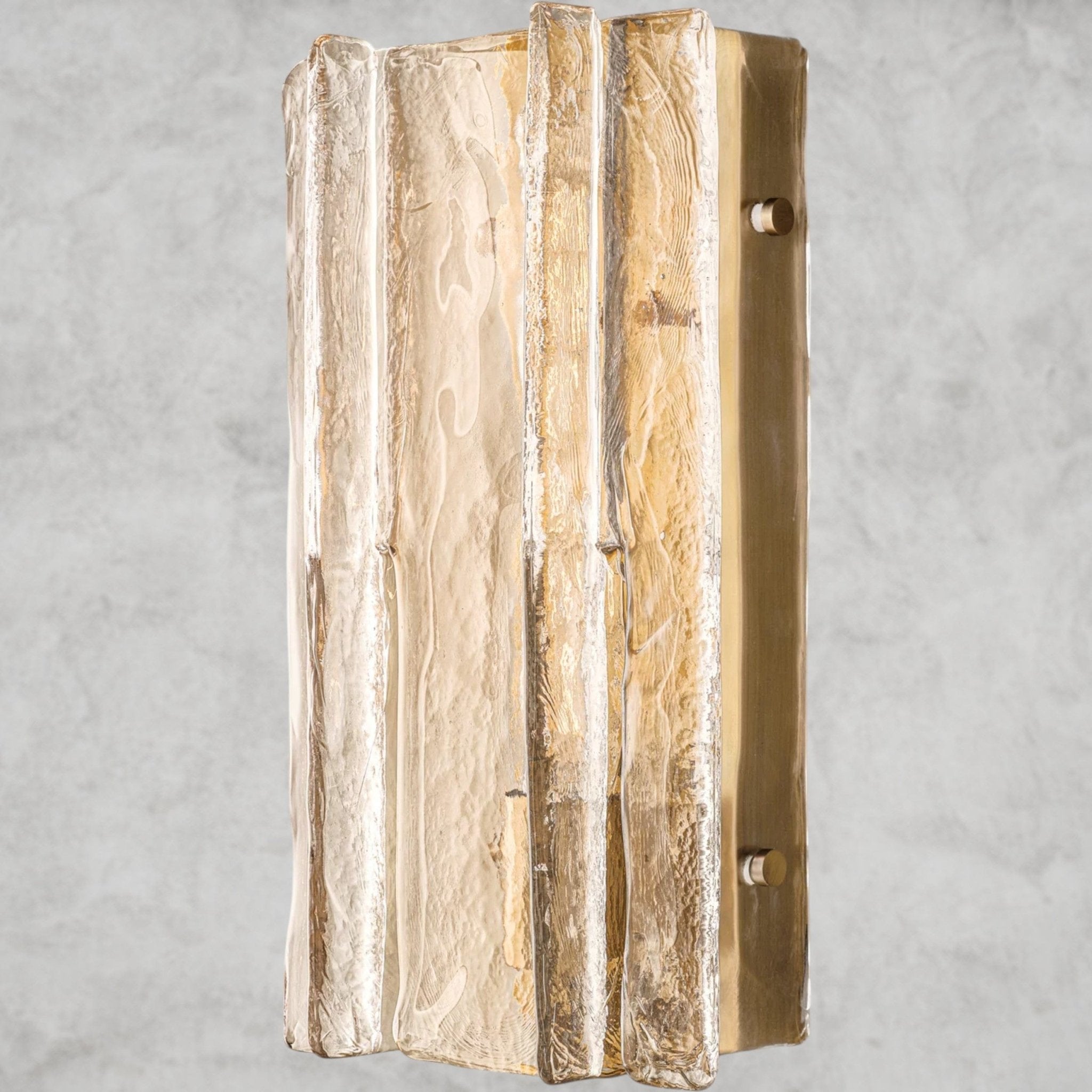Lattlcy Clear Glass Sconce 15", 30" - fovolighting