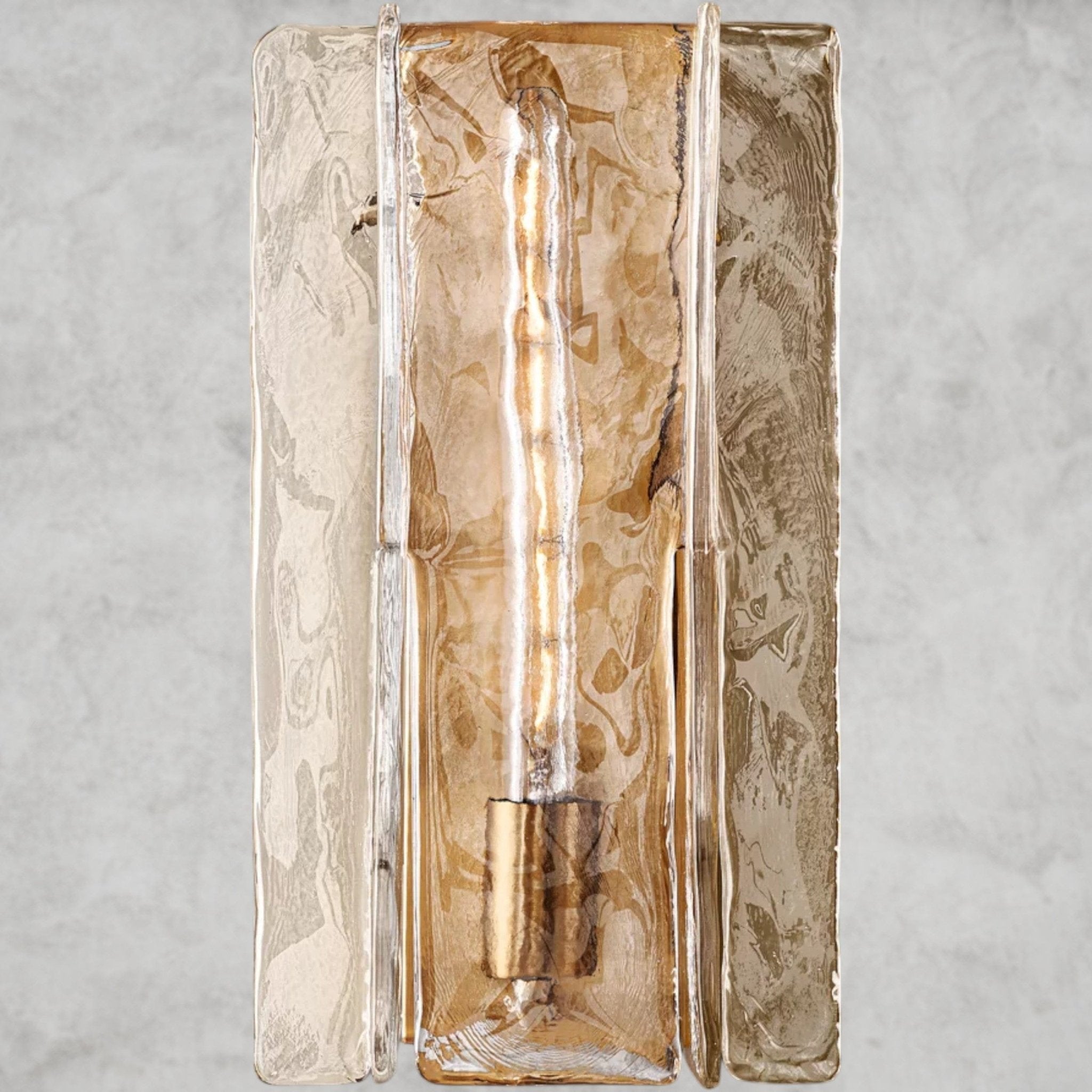 Lattlcy Clear Glass Sconce 15", 30" - fovolighting