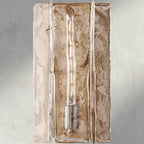 Lattlcy Clear Glass Sconce 15", 30" - fovolighting