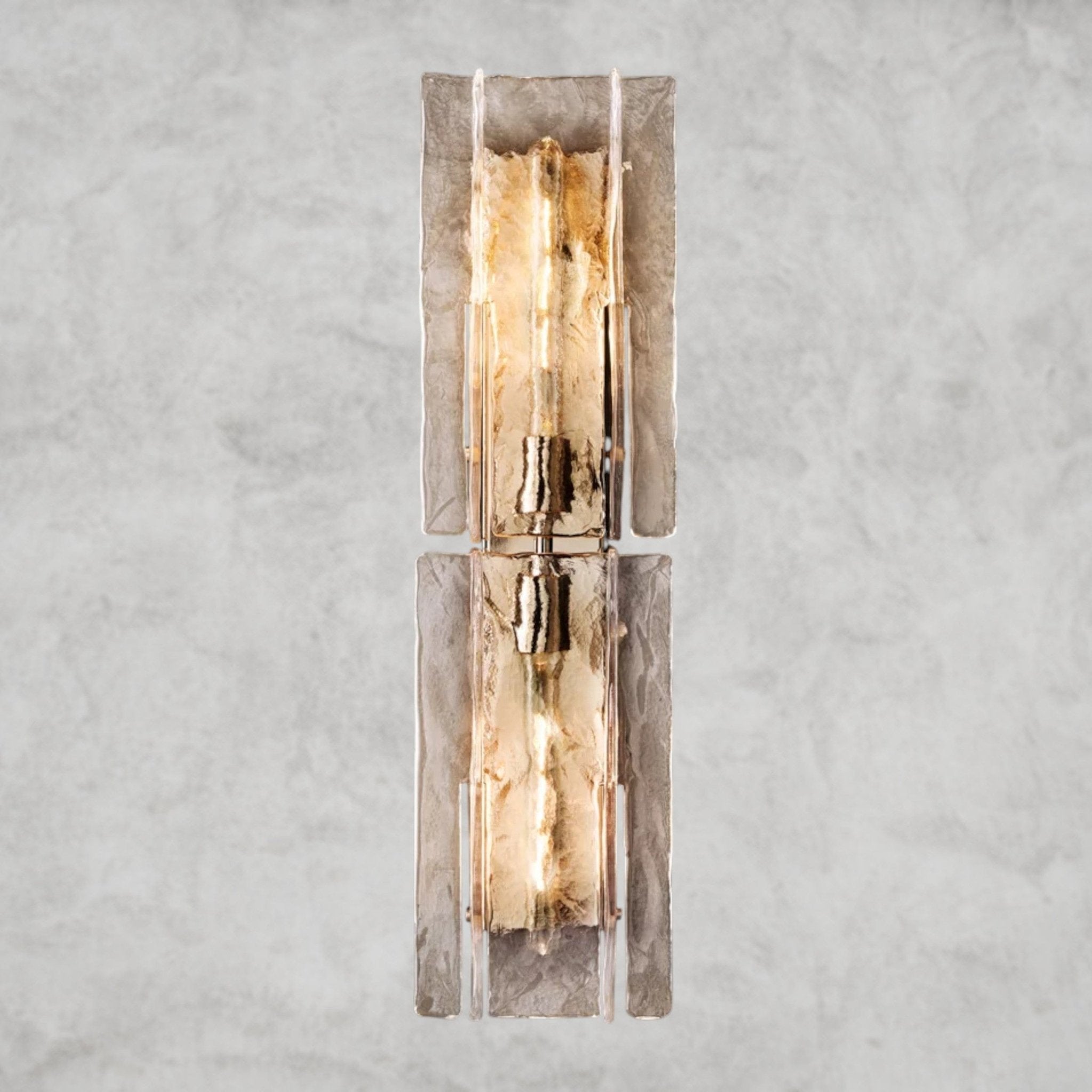 Lattlcy Clear Glass Sconce 15", 30" - fovolighting