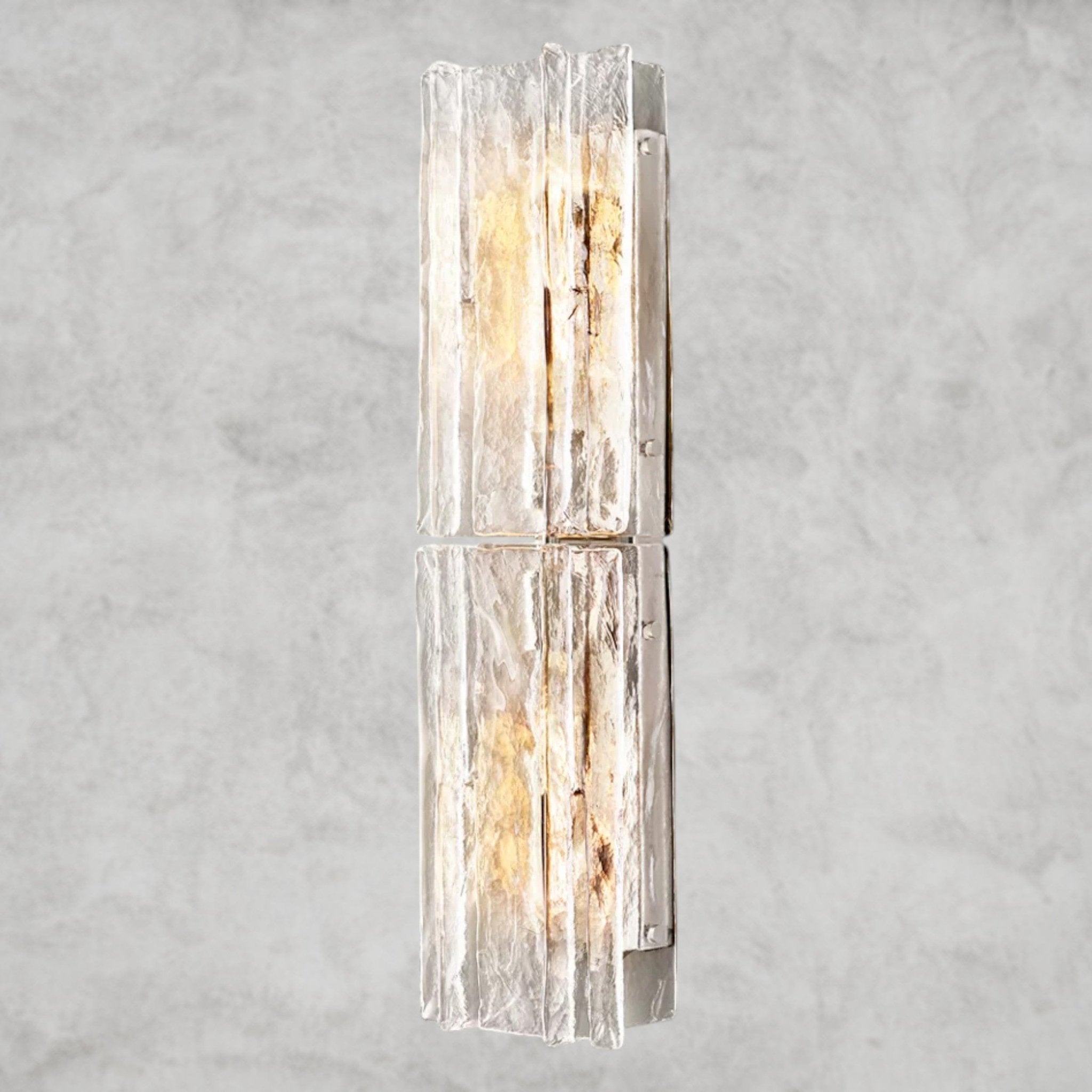 Lattlcy Clear Glass Sconce 15", 30" - fovolighting