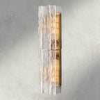 Lattlcy Clear Glass Sconce 15", 30" - fovolighting