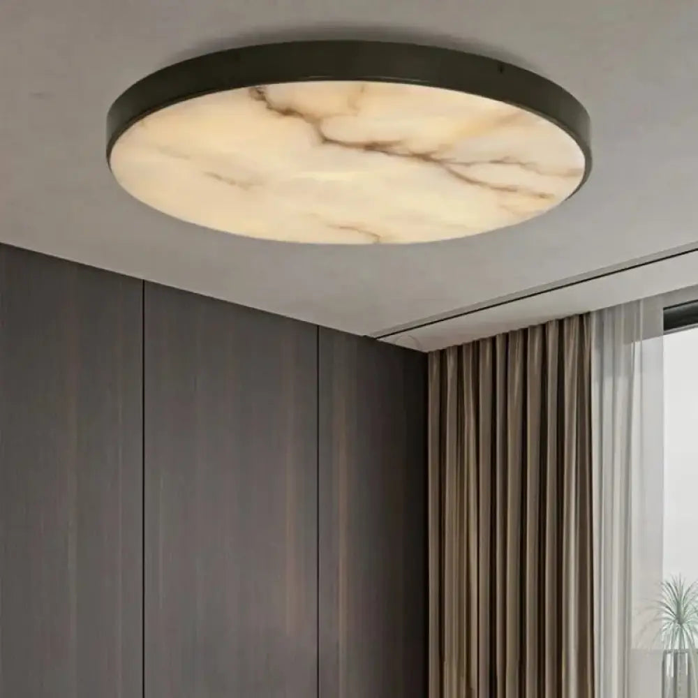 Laurel Marble Flush Mount - fovolighting