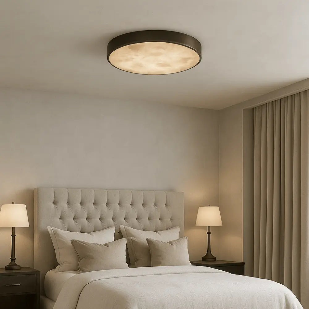 Laurel Marble Flush Mount - fovolighting