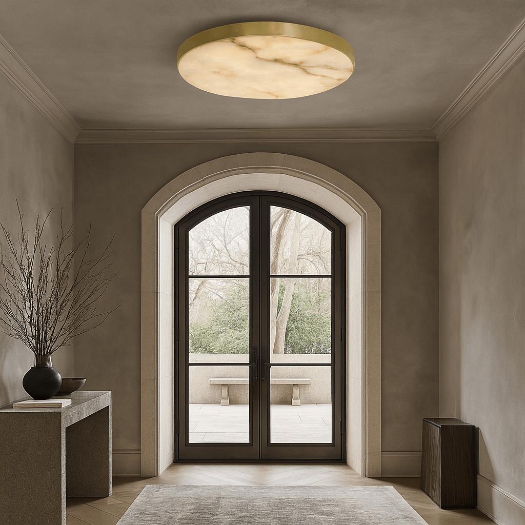 Laurel Marble Flush Mount - fovolighting