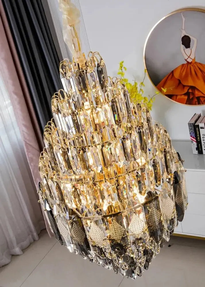 Lazzo Crystal Chandelier - fovolighting