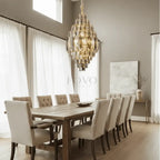 Lazzo Crystal Chandelier - fovolighting
