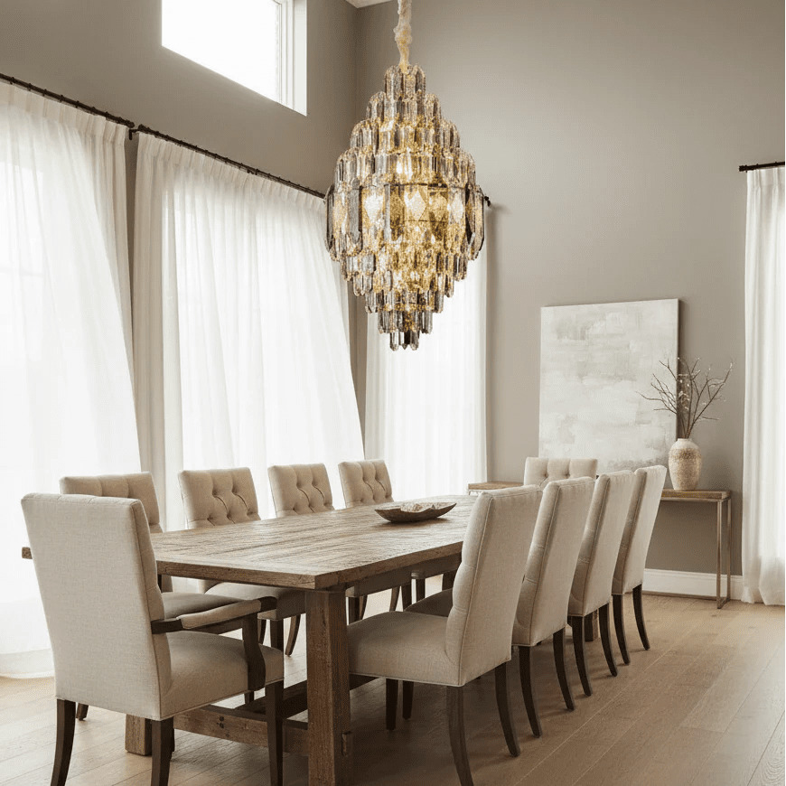 Lazzo Crystal Chandelier - fovolighting