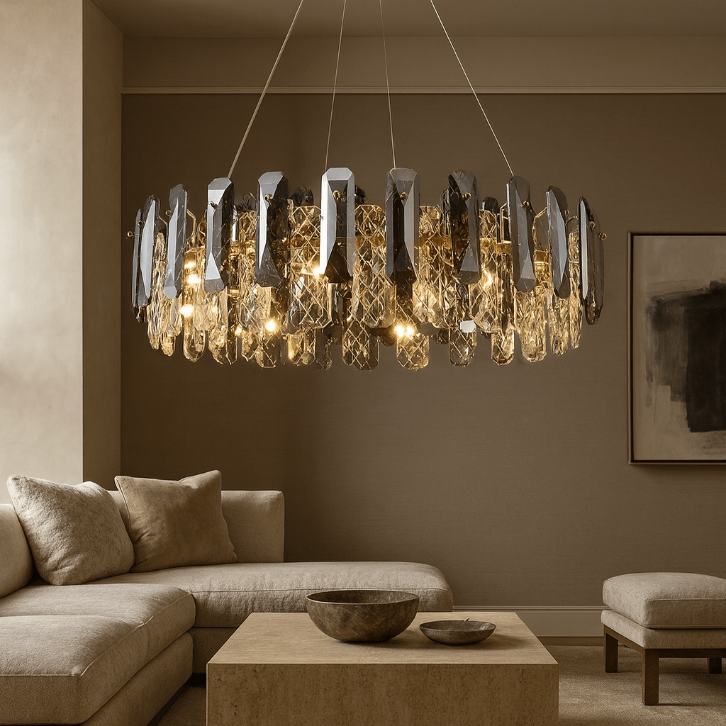 Lazzo Crystal Modern Chandelier - fovolighting