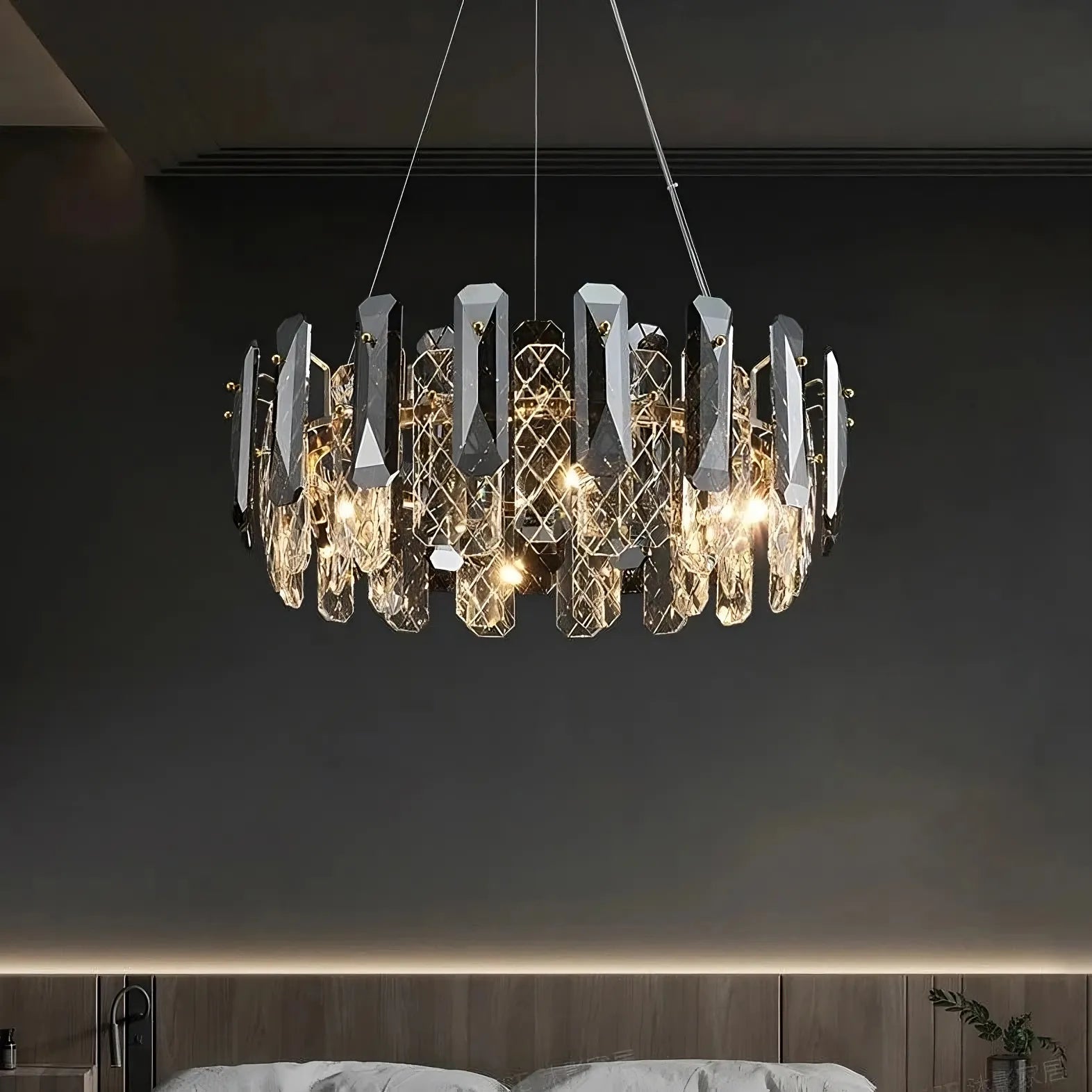 Lazzo Crystal Modern Chandelier - fovolighting