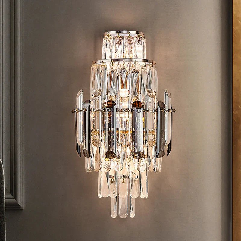 Lazzo Crystal Wall Sconce - fovolighting