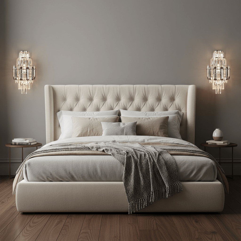 Lazzo Crystal Wall Sconce - fovolighting