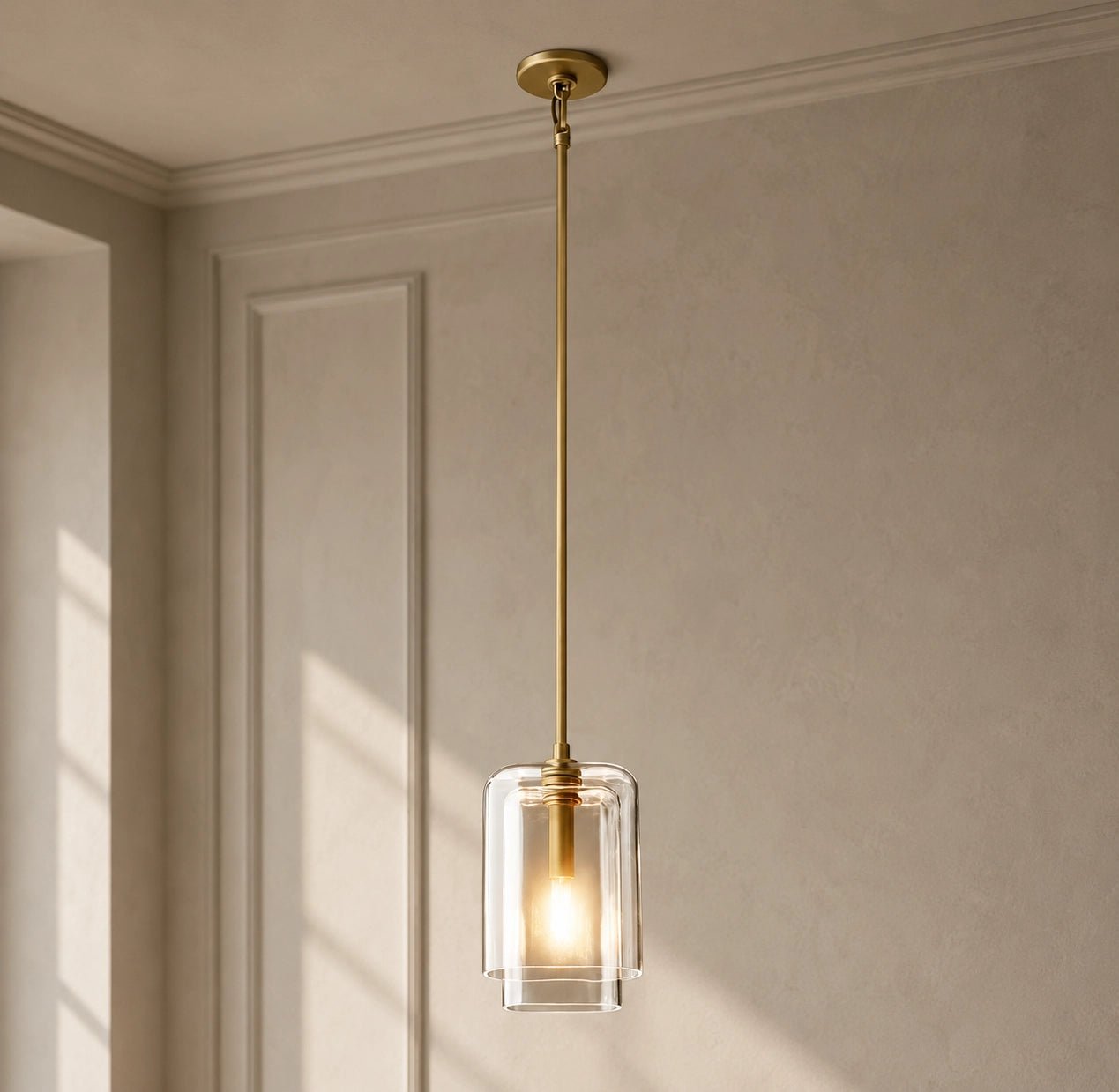 Lcaver Clear Glass Pendant - fovolighting