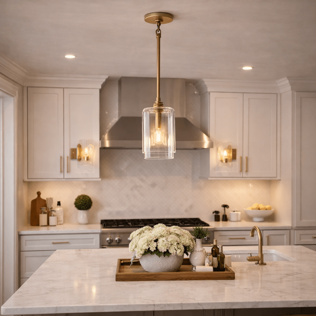 Lcaver Clear Glass Pendant - fovolighting