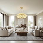 Leone Crystal Chandelier - fovolighting