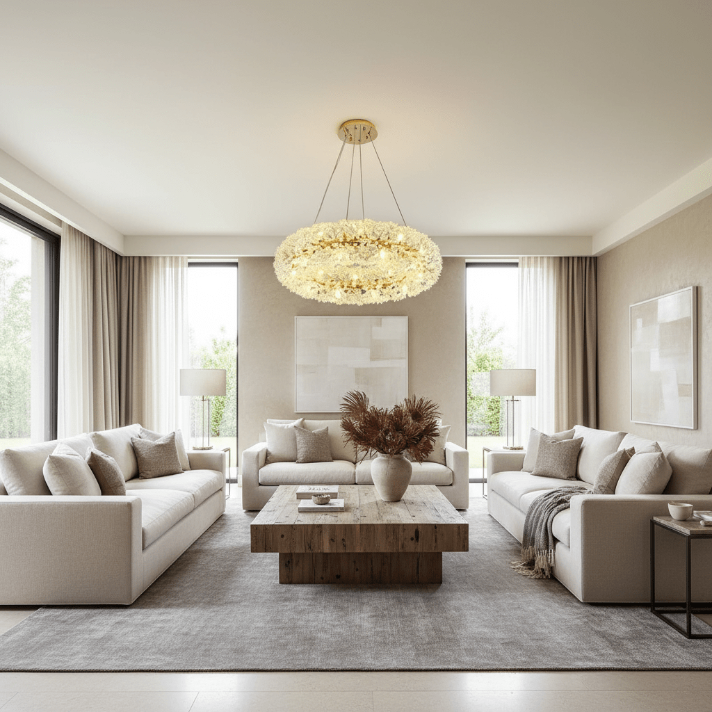 Leone Crystal Chandelier - fovolighting