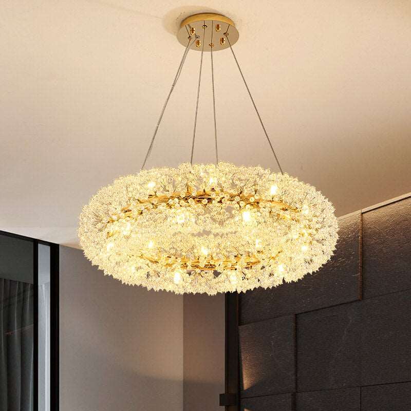 Leone Crystal Chandelier - fovolighting