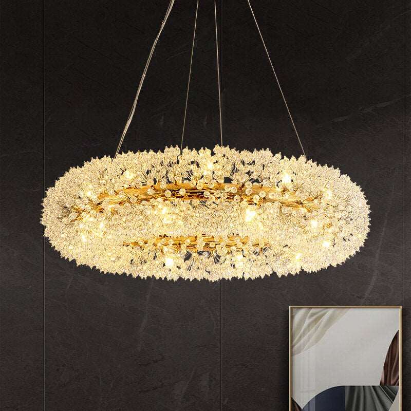 Leone Crystal Chandelier - fovolighting