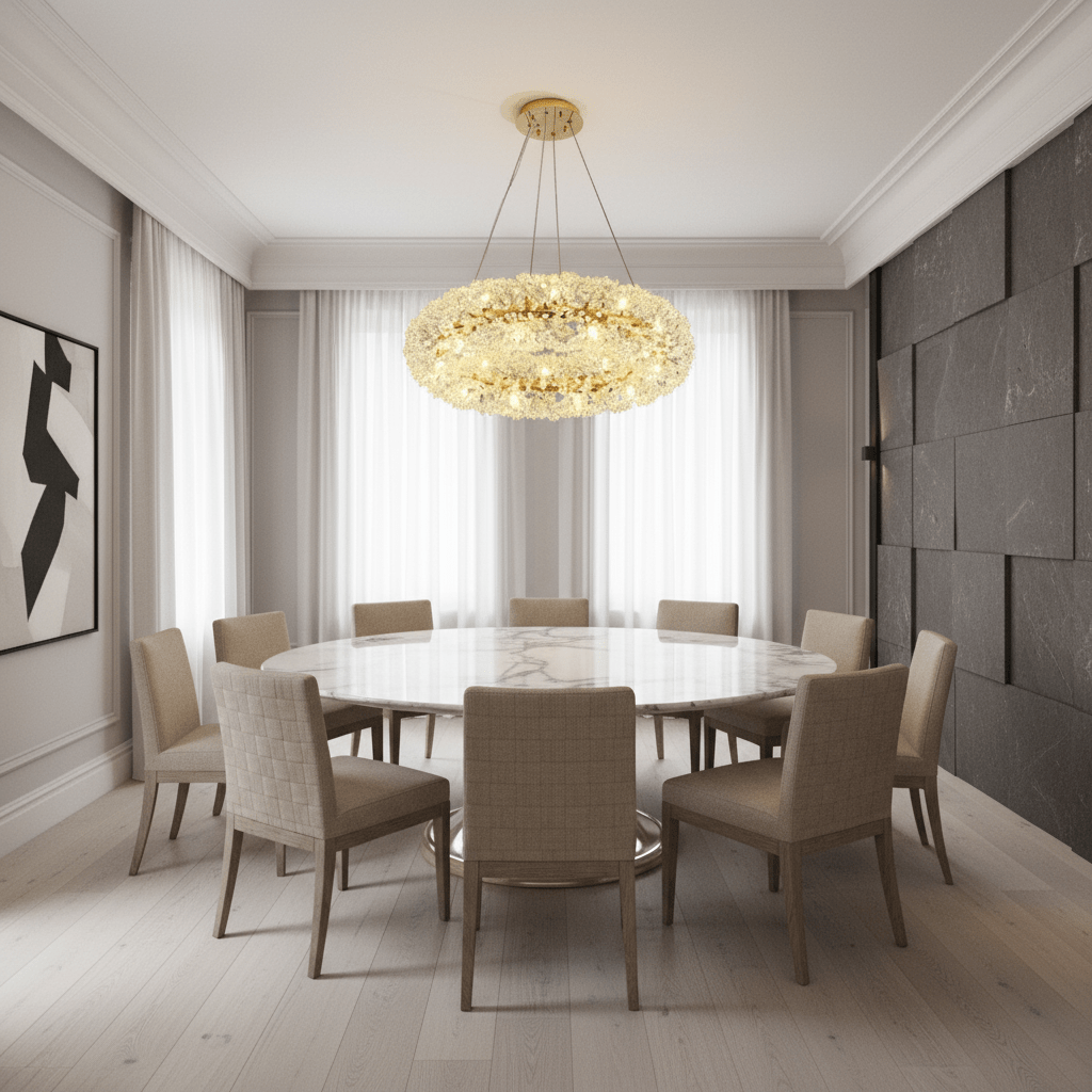 Leone Crystal Chandelier - fovolighting