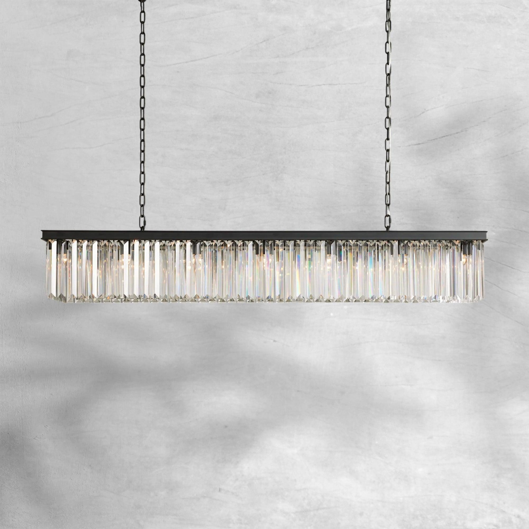 Leyland Rectangular Chandelier 60''72'' - fovolighting