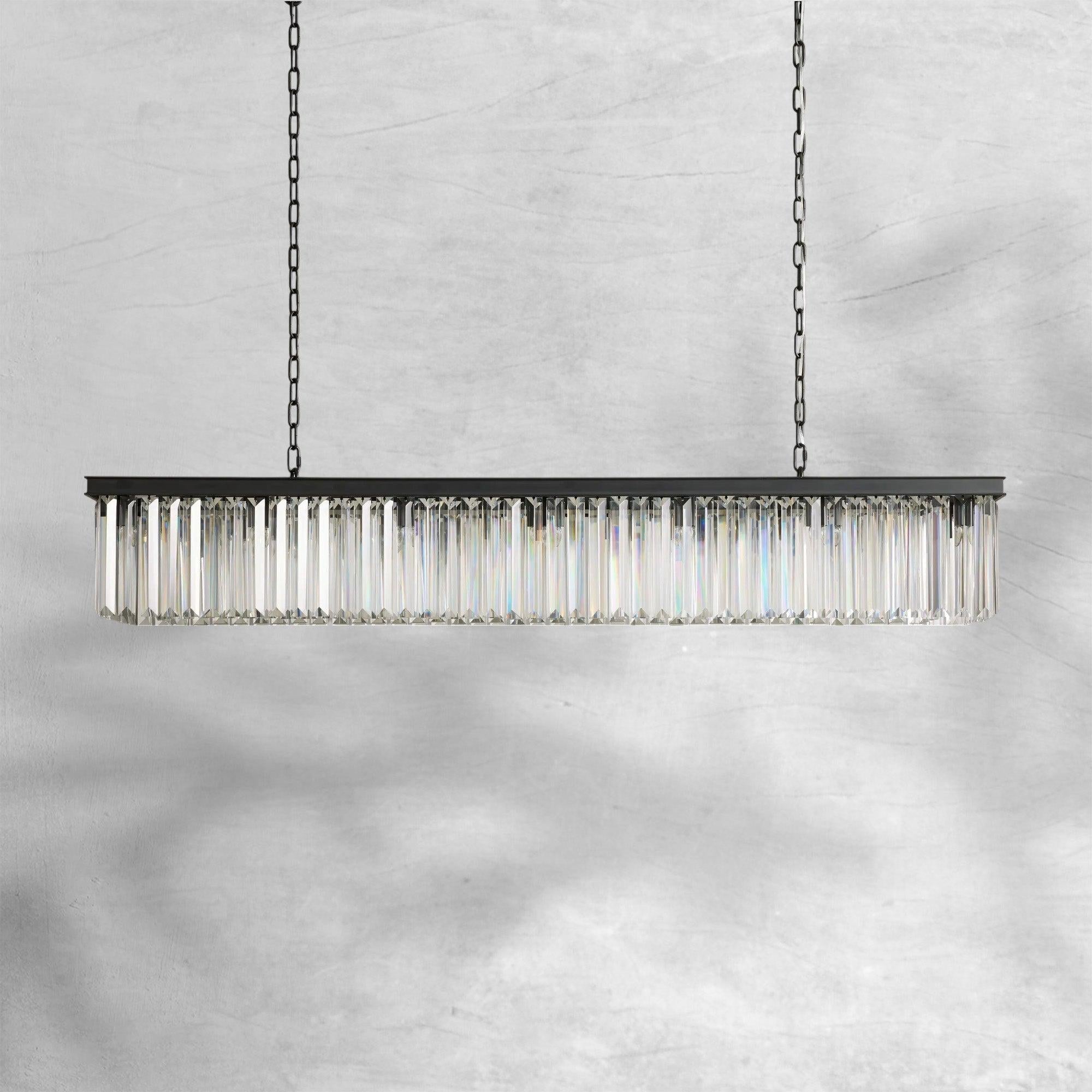 Leyland Rectangular Chandelier 60''72'' - fovolighting