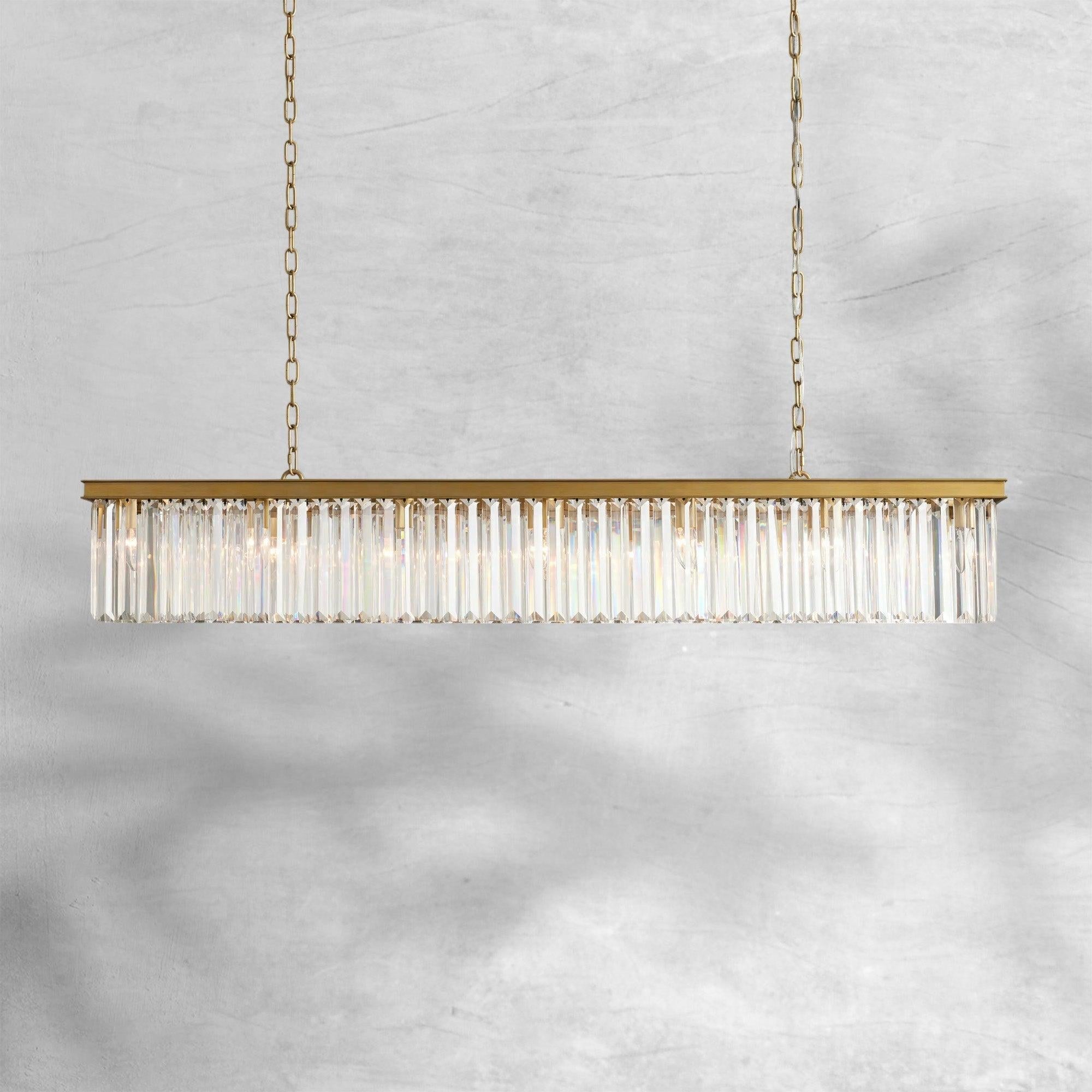 Leyland Rectangular Chandelier 60''72'' - fovolighting