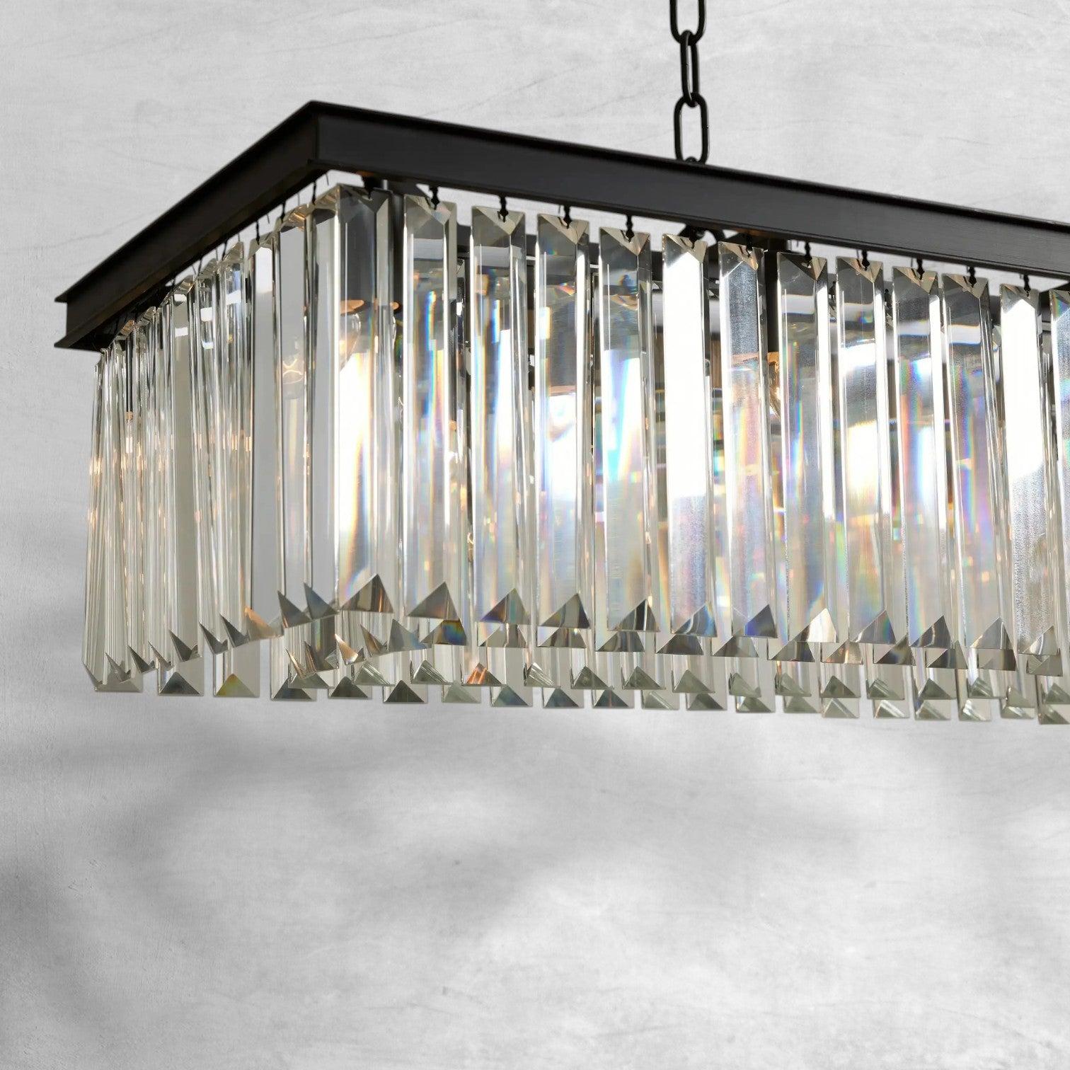 Leyland Rectangular Chandelier 60''72'' - fovolighting