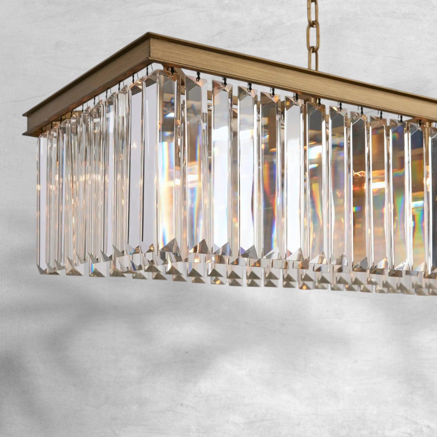 Leyland Rectangular Chandelier 60''72'' - fovolighting