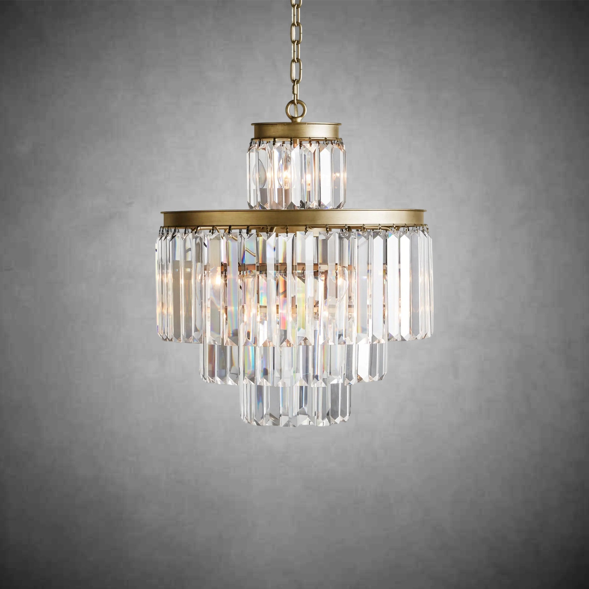 Leyland Tiered Round Chandelier Lighting - fovolighting